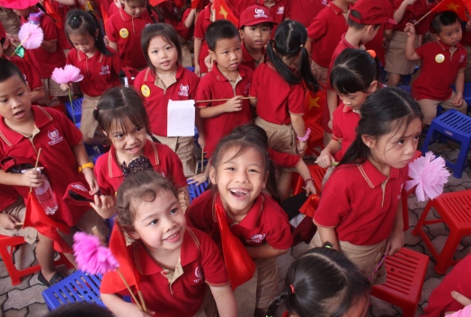 Lễ khai giảng tưng bừng trường Vinschool ảnh 3